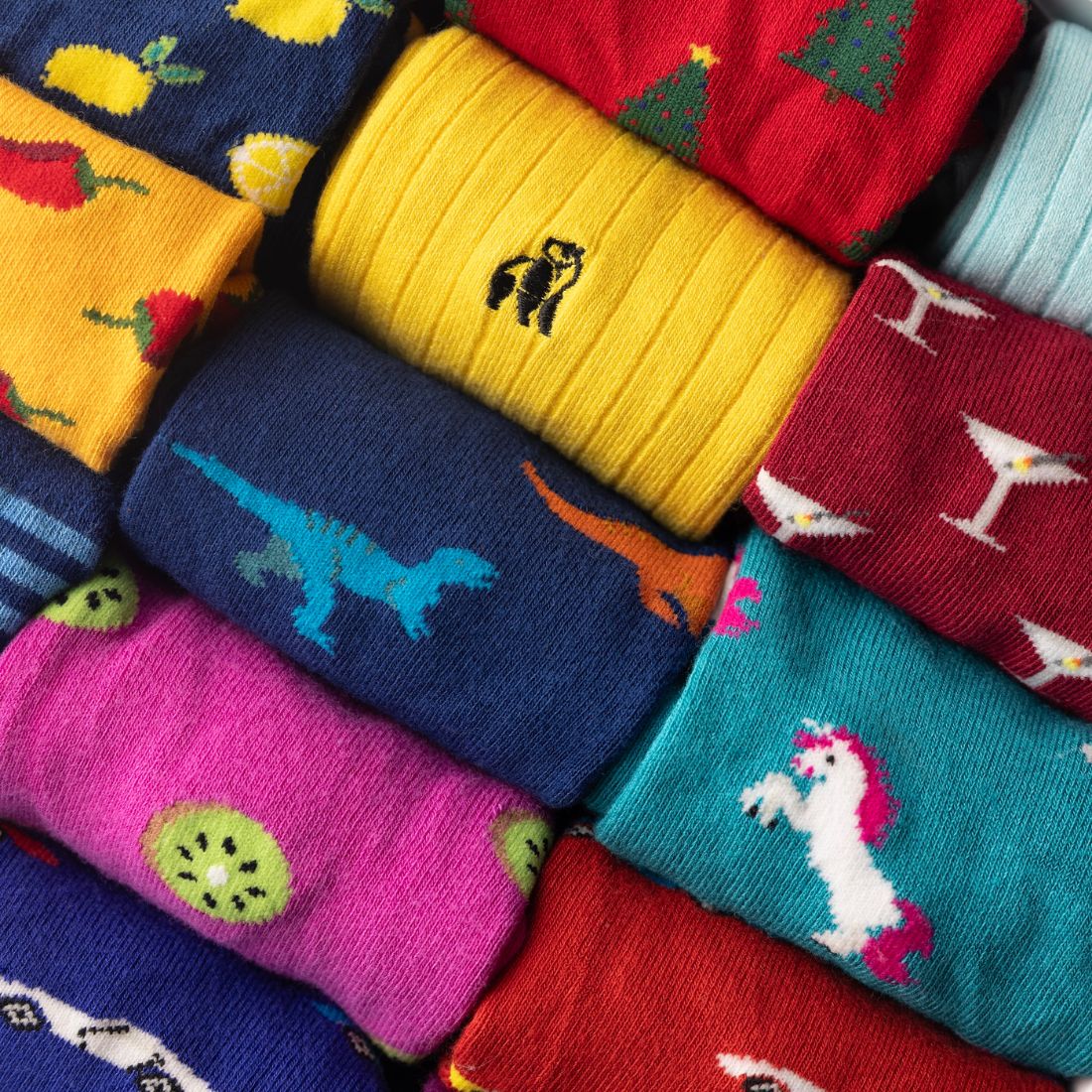 Ultimate Style Sock Box - 15 Pairs of Bamboo Socks