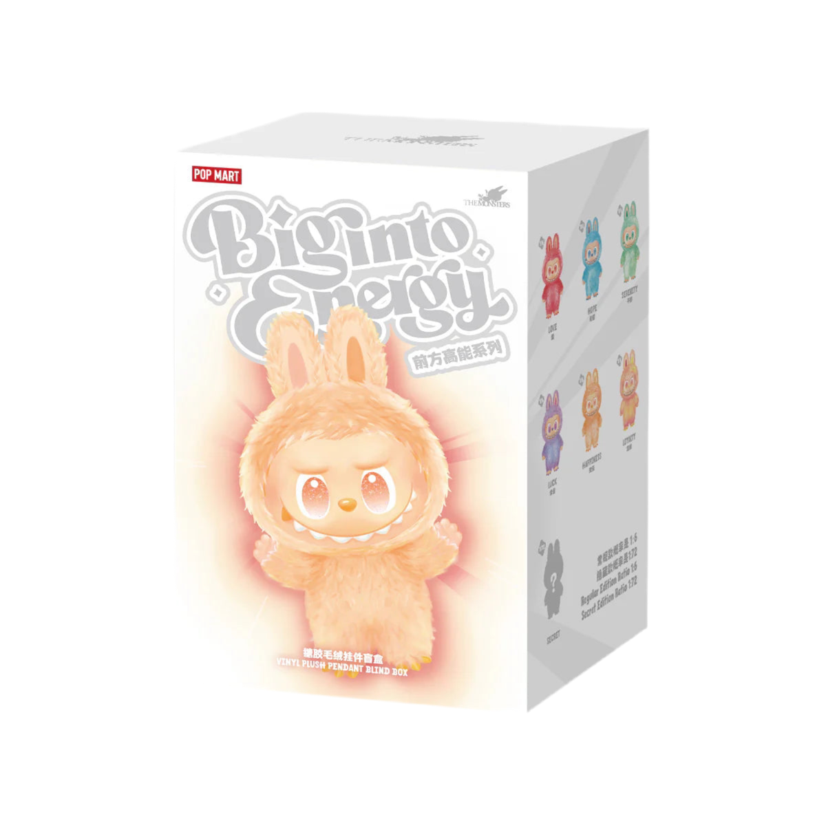 Pop Mart Labubu The Monsters ‘Big Into Energy’ Series Vinyl Plush Pendant Blind Box