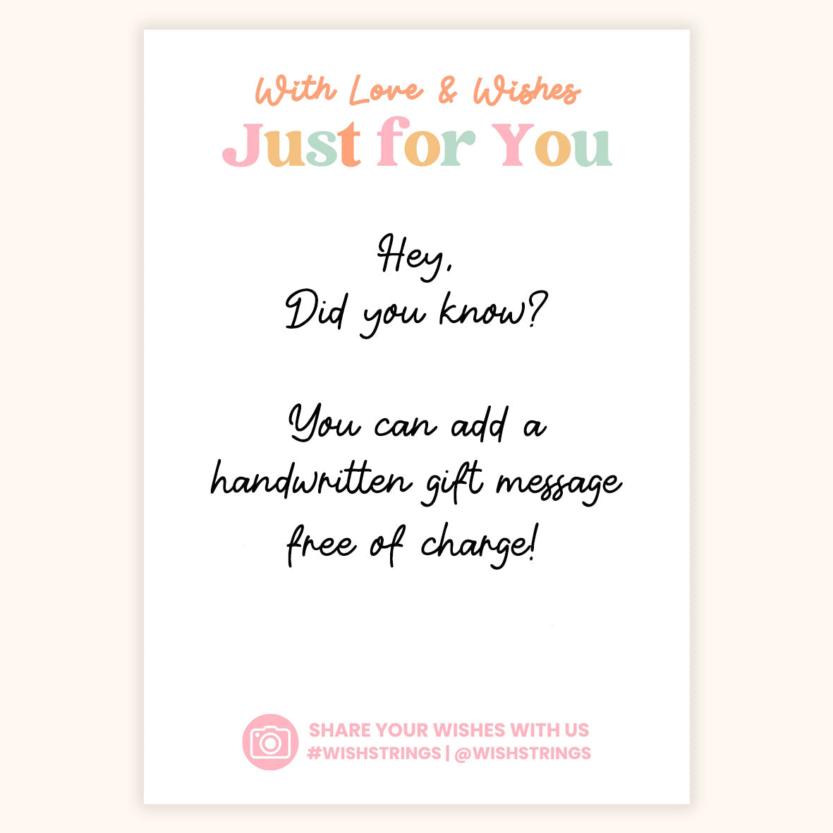 Teacher Wish Bracelet - Thank You Teacher Gift | End of Term Present | Classroom Keepsake Card
