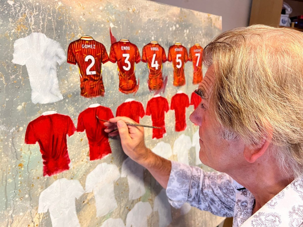 Liverpool 24/25 A2 Limited Edition Print – Reds Shirt Art